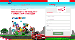 Desktop Screenshot of anasegurosautos.com
